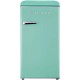 Galanz GLR3GNR10 Retro Compact Refrigerator, Single Door Fridge, Adjustable Mechanical Thermostat with Chiller, Green, 3.3 Cu Ft
